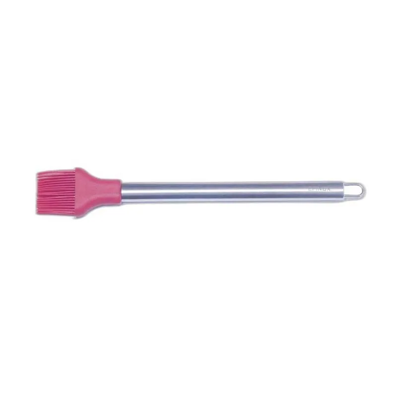 Epinox CSK-25 Çelik Sap Silikon Fırça, Kırmızı