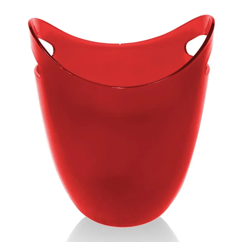 Biradlı BRD-4637 Akrilik Şişe Kovası, 22.2x21.6x26.6 cm, Kırmızı