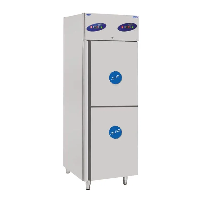 CSA CS-DBNLK-702 Dik Tip Buzdolabı & Derin Dondurucu, 2 Kapılı, 700 L