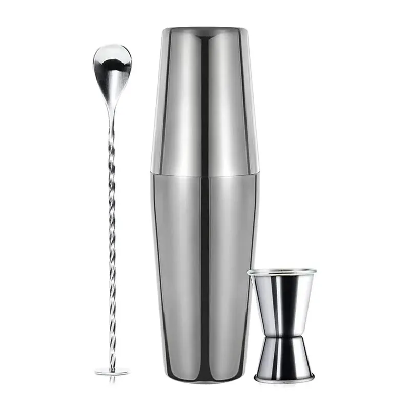 Vosco VSC-300B 3 Parça Boston Shaker Kokteyl Seti, 750 ml