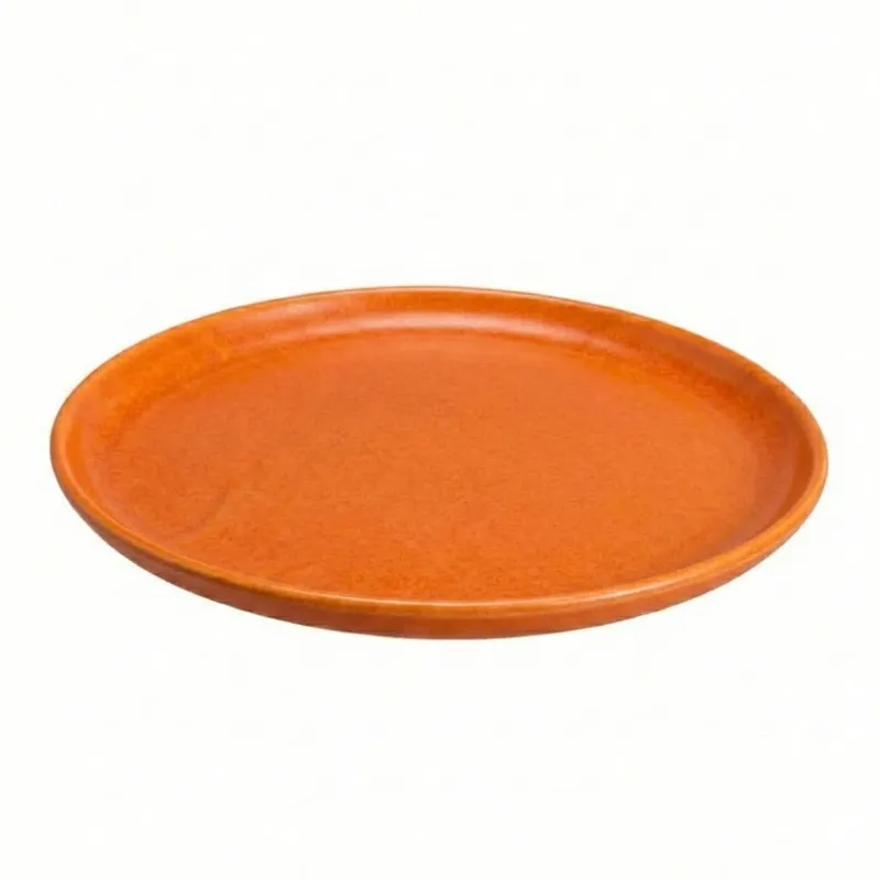 Zicco K-9200 Taş Model Melamin Teşhir Tepsisi, 29 cm, Turuncu