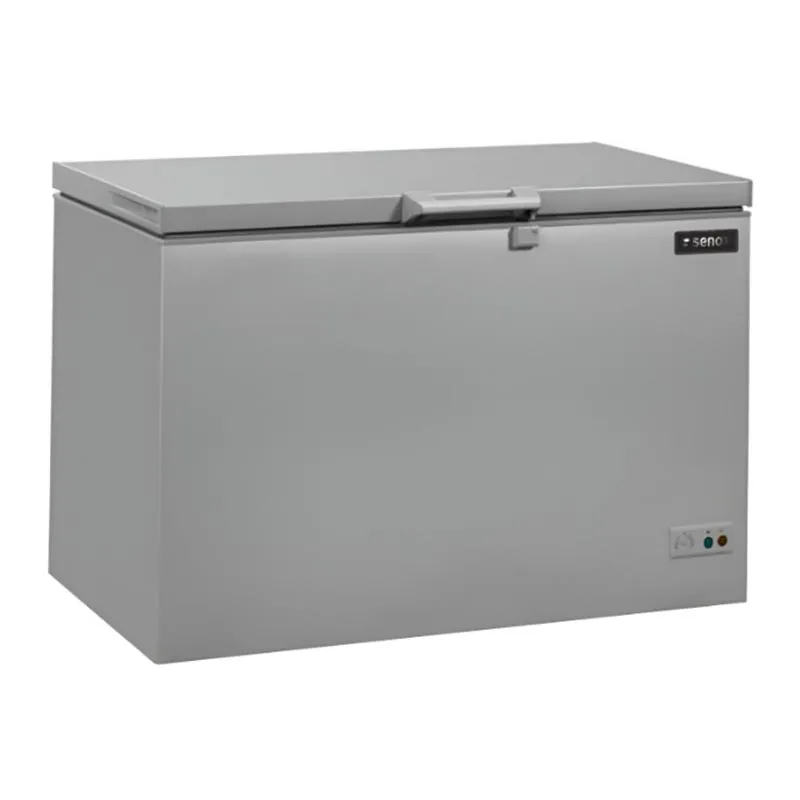 Senox CF6600 Blok Kapaklı Sandık Tipi Derin Dondurucu, 600 L, Krom
