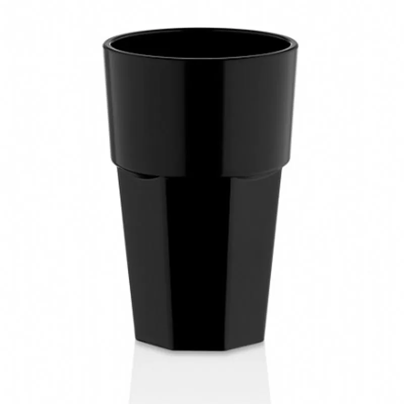 GastroCups GC-21 Polikarbonat Casablanca Bardak, 300 ml, Siyah
