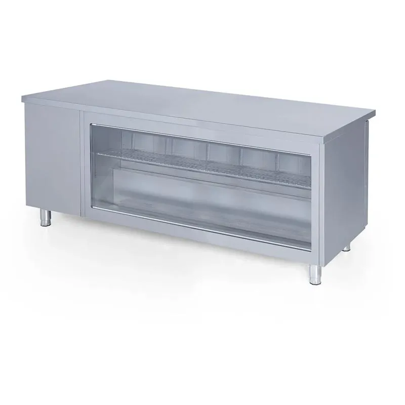 Iceinox STS K 275 CR Tezgah Tip Camlı Buzdolabı, 150x60x85 cm