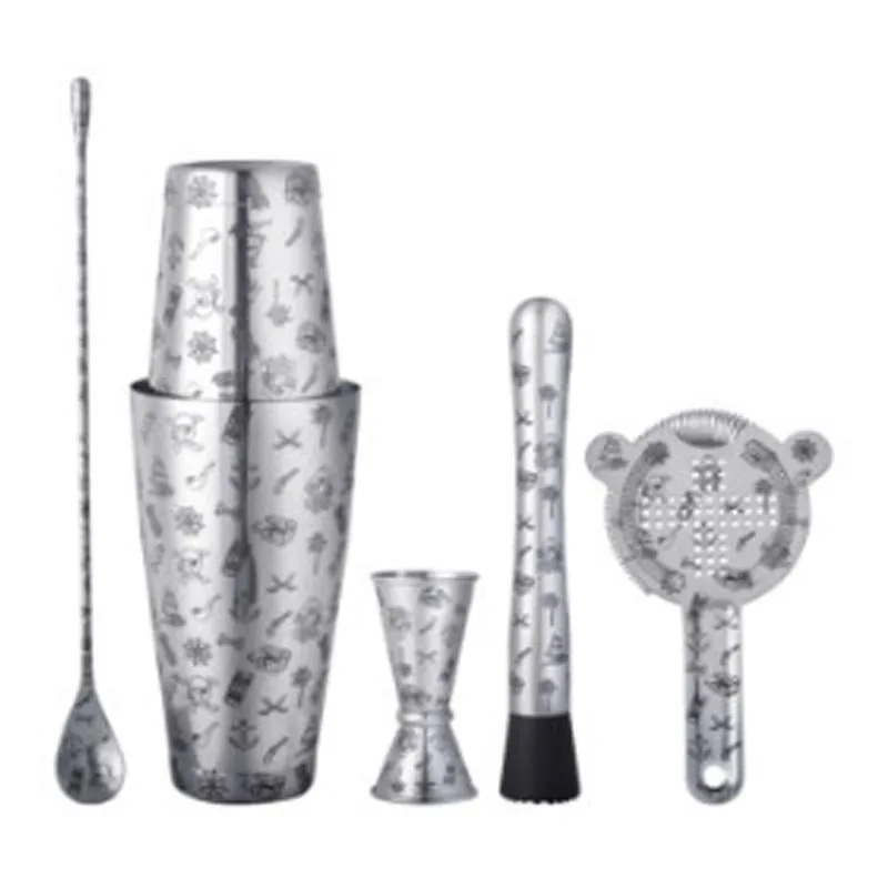Biradlı BRD-3099 Tattoo Boston Shaker Set, 550/750 cl