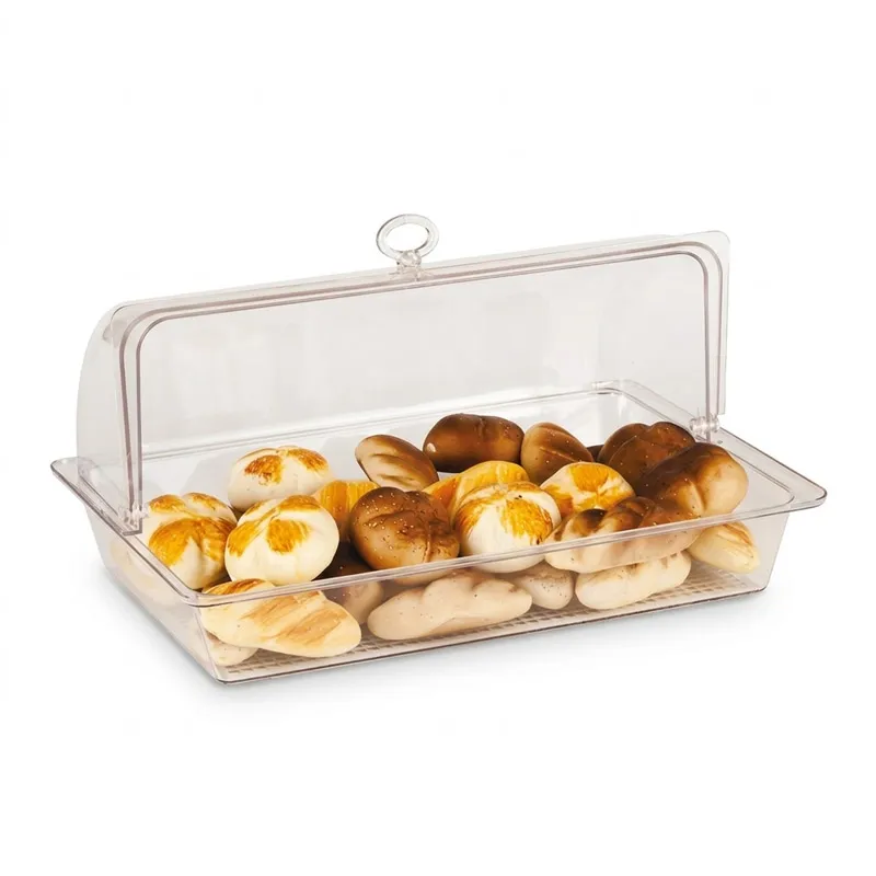 Zicco ZCP-319 Polikarbon Rolltop Kapaklı Derin Muhafaza Kabı, 28x43x22 cm