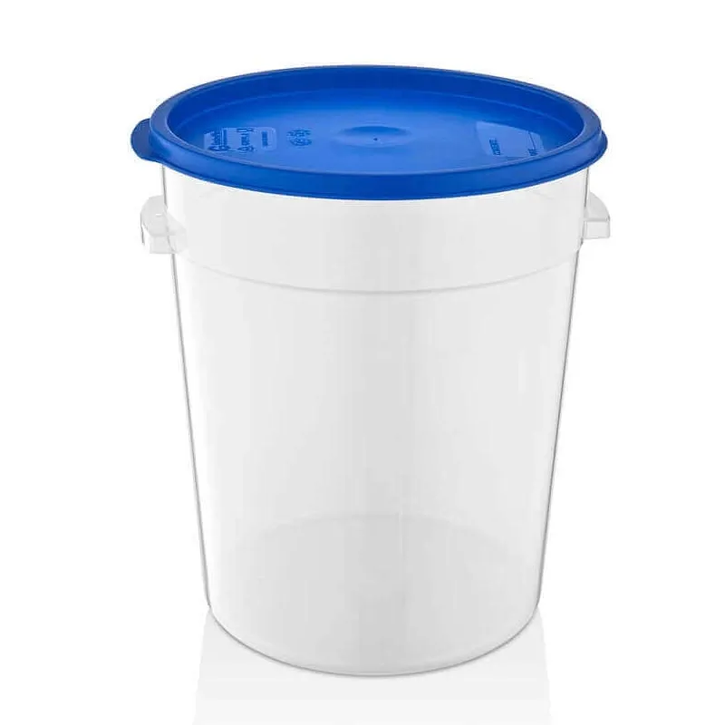 GastroPlast GRPP-22 Polipropilen Yuvarlak Saklama Kabı, 20.82 L