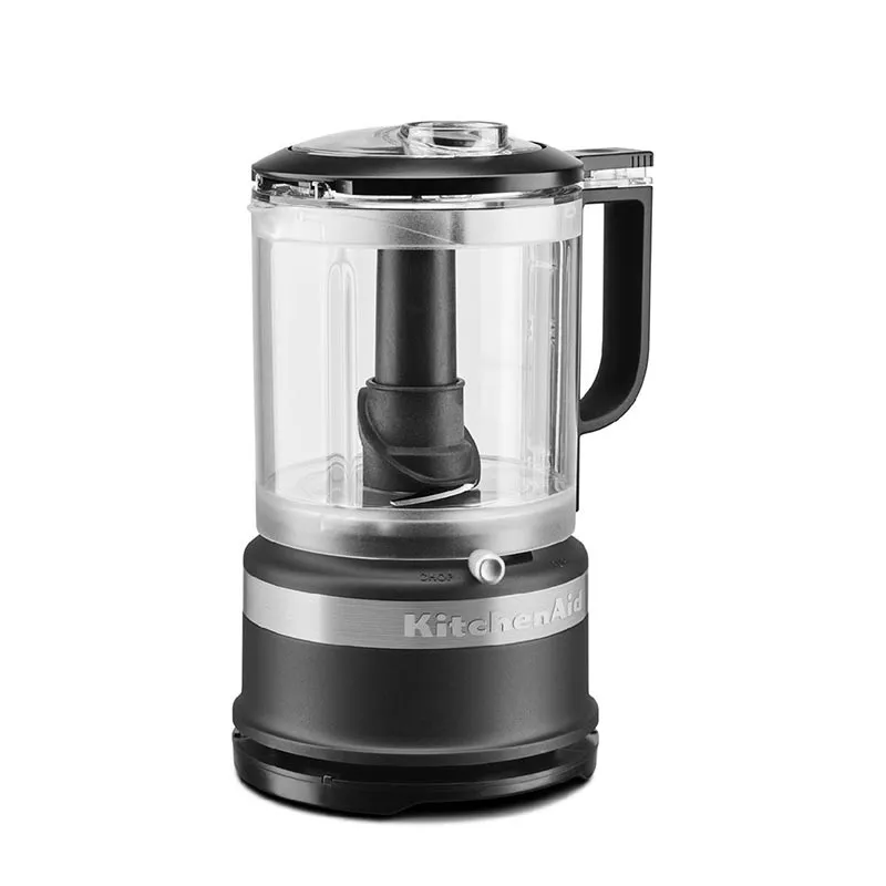 KitchenAid 5KFC0516EBM Mutfak Robotu, 1.19 L, Mat Siyah
