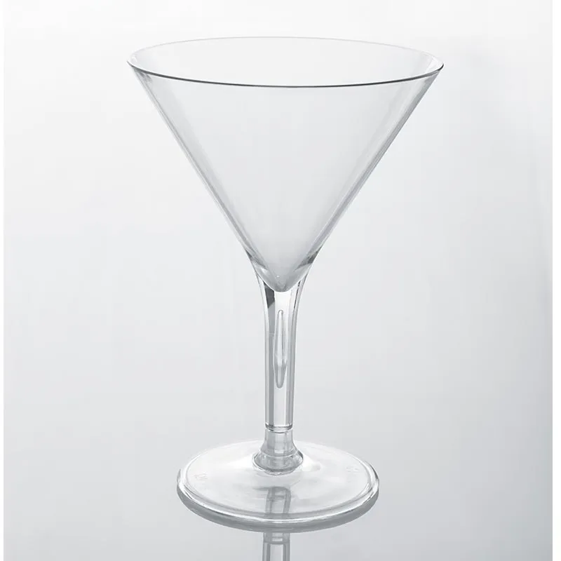 Rubikap Premium Polikarbonat Martini Bardağı, 280 ml