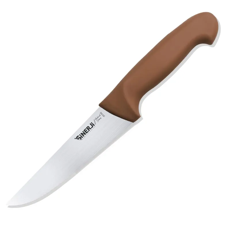 Sinerji Protrend No 2 Plastik Saplı Kasap Bıçağı, 16.5 cm, Kahverengi