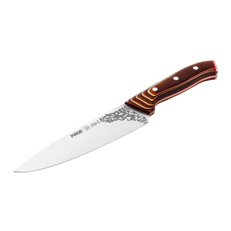 Pirge 32160 Elite Şef Bıçağı, 19 cm, Kahverengi