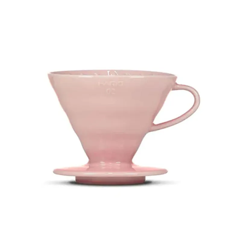 Hario VDC-02-PPR V60 02 Seramik Dripper, Pembe