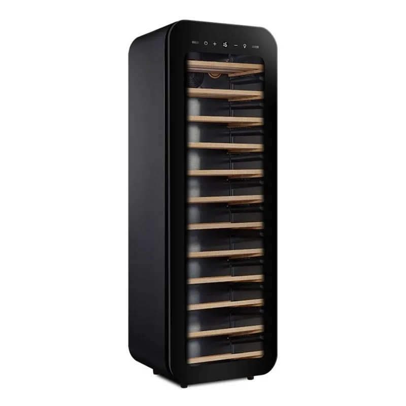 By Kitchen WC.34BK Kayar Raflı Şarap Dolabı, Siyah