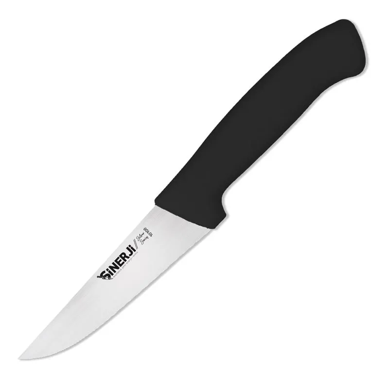 Sinerji Silver No 0 Plastik Saplı Kasap Bıçağı, 12.5 cm, Siyah