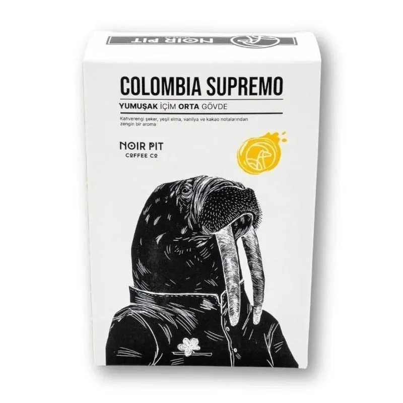 Noir Pit Colombia Çekirdek Kahve, 1 kg
