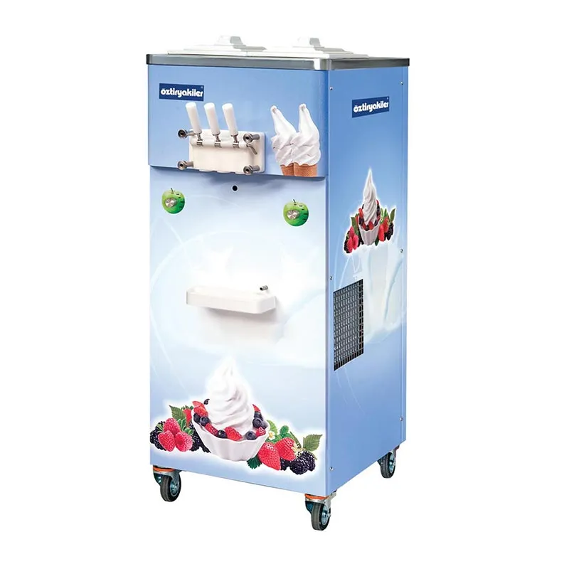 Öztiryakiler OEF4000 3 Kollu Dondurma Makinesi, 2x8 L