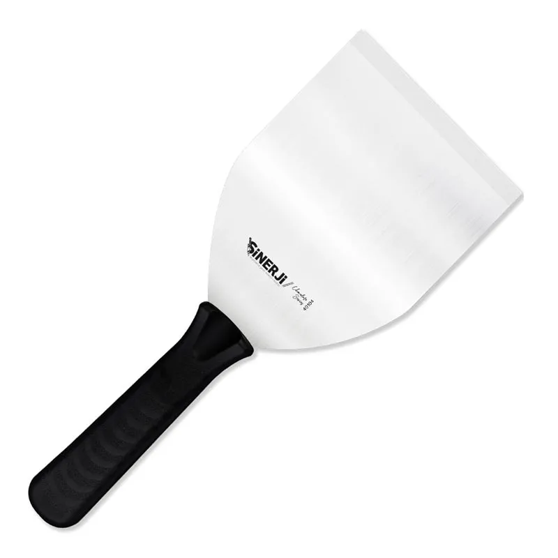 Sinerji Chocolate No 4 Plastik Saplı Spatula, 14 cm, Siyah