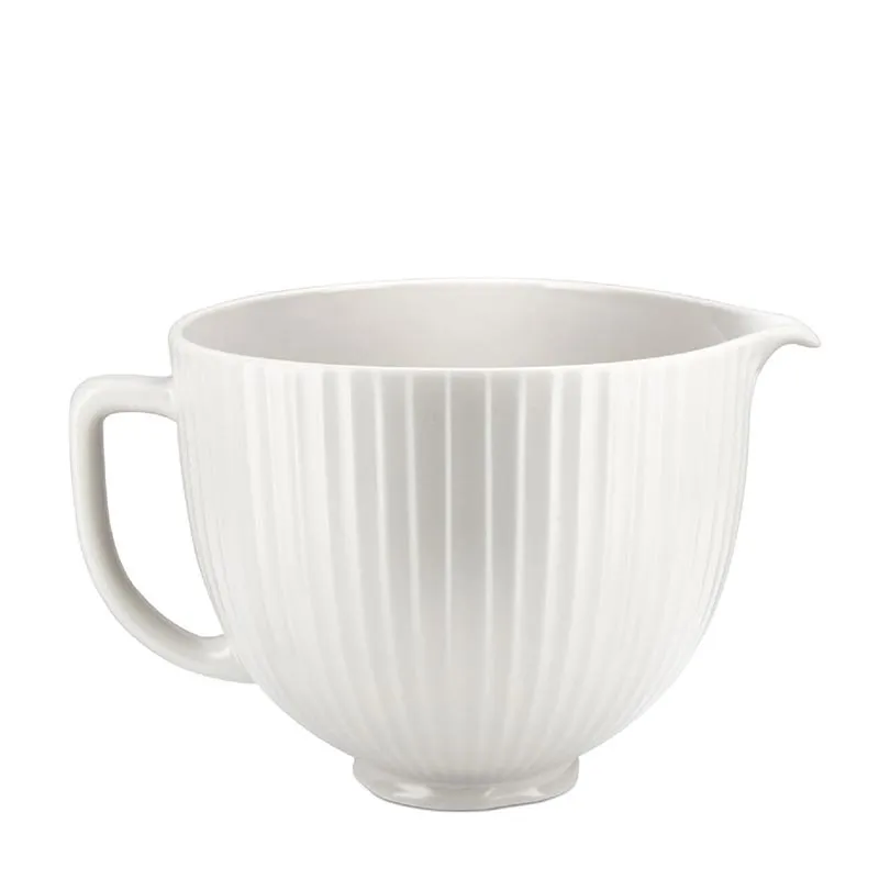 KitchenAid 5KSM2CB5PCC Classic 4.8 L Gövde için Seramik Karıştırma Kasesi, Beyaz