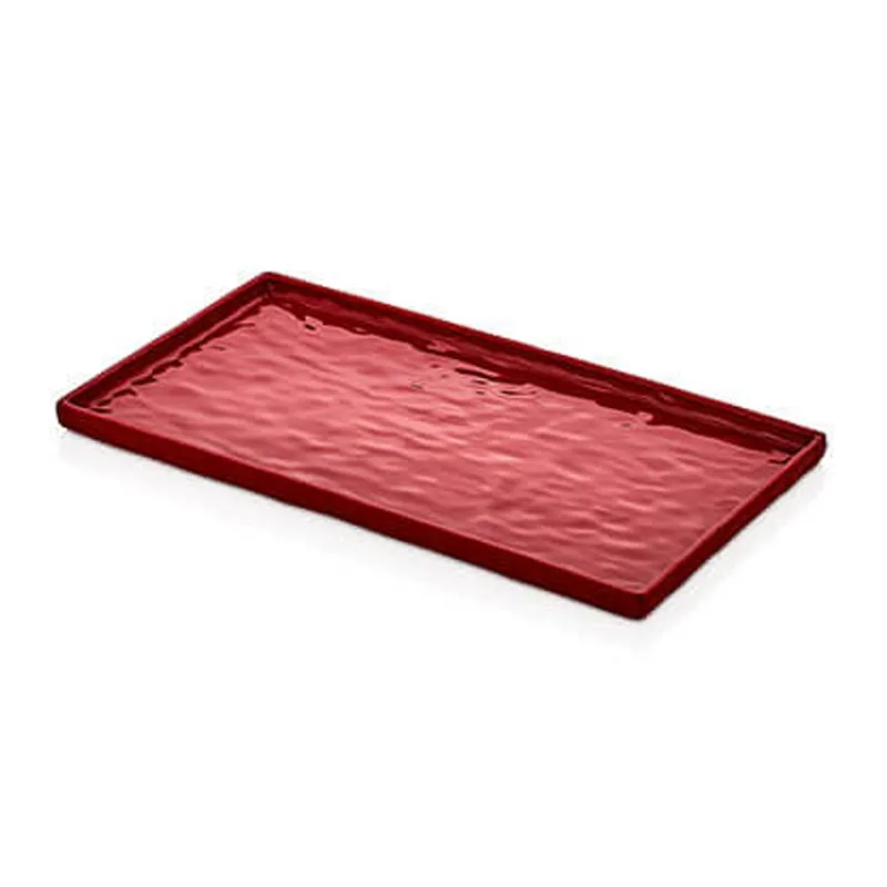 Külsan Thermoset Pano, Taş Efektli, GN 1/3, 17.7x32.5 cm, Kırmızı