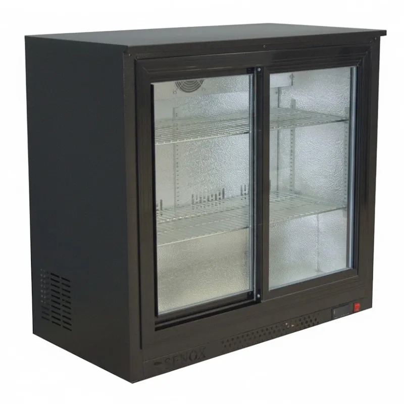 Senox BBCS-250 Bar Arkası Şişe Soğutucu Dolap, 2 Sürgülü Kapılı, 238 L