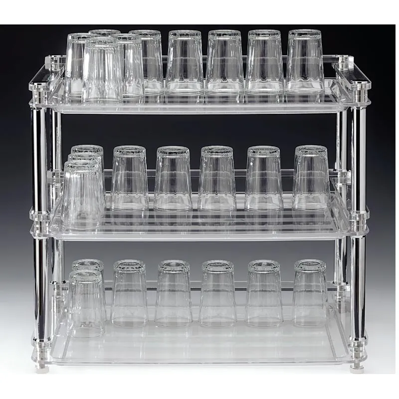 Zicco ZCP-672 Polikarbon Tepsili Bardak Standı, 53x33x46 cm