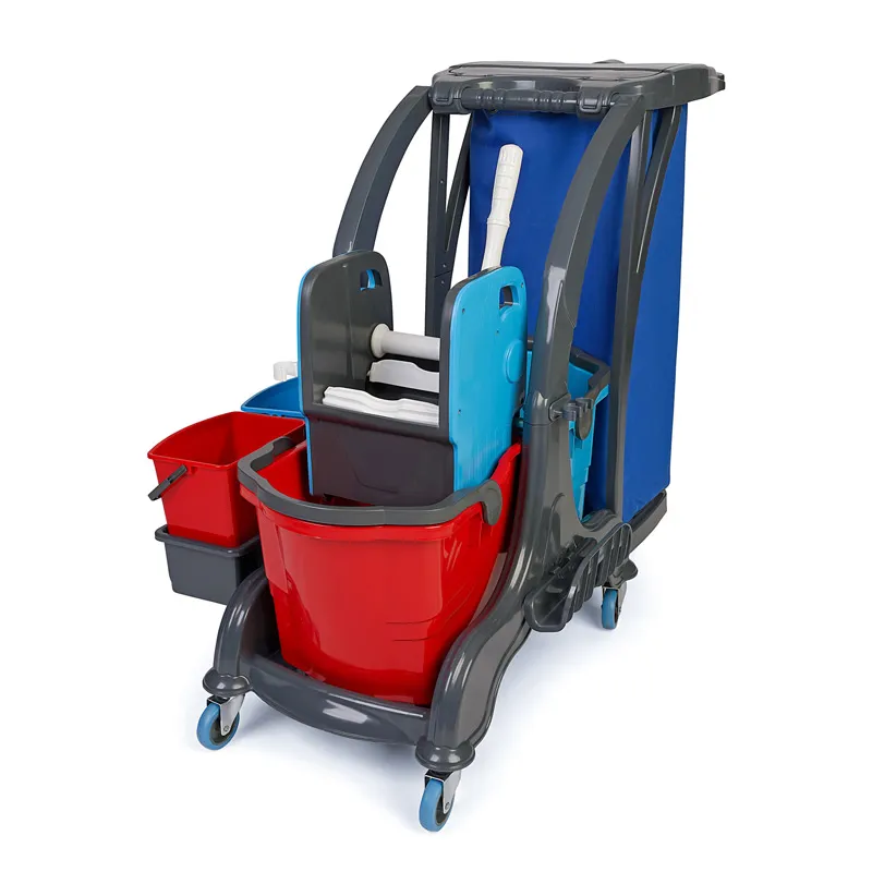 UTP Professional HCK672 Herkül Çift Kovalı Brandalı Temizlik Arabası, 2x25 L, 100x53x80 cm