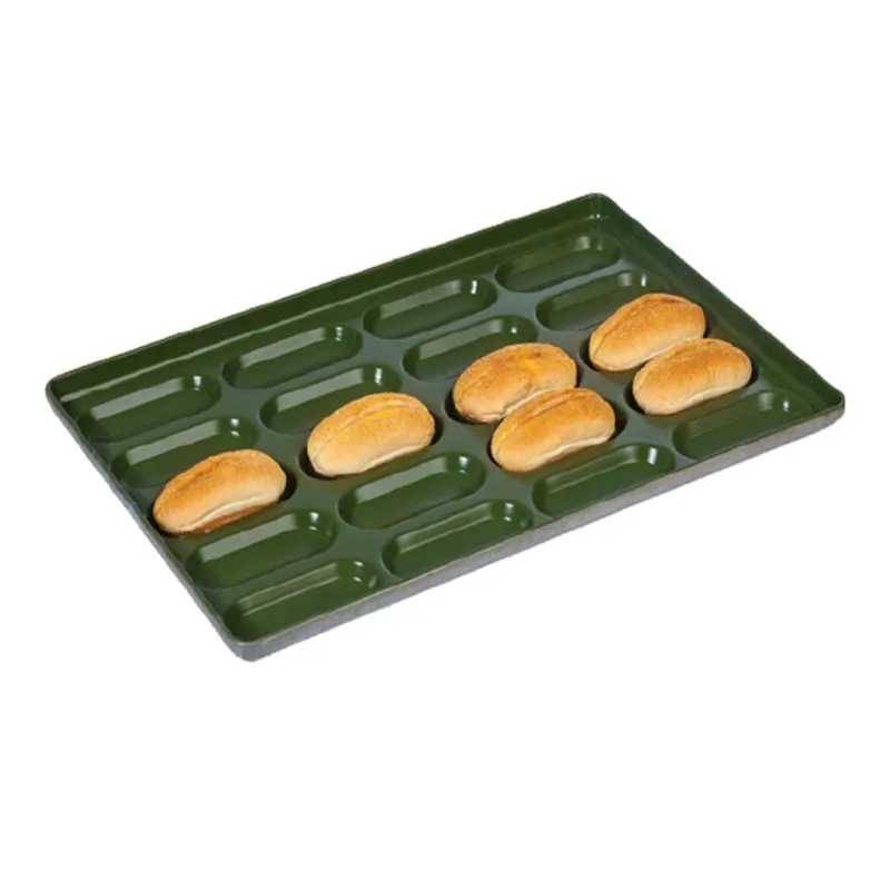 Almetal Alüminyum Sandviç Ekmeği Tavası, 18 Gözlü, 80 gr Hamur, 59x80 cm