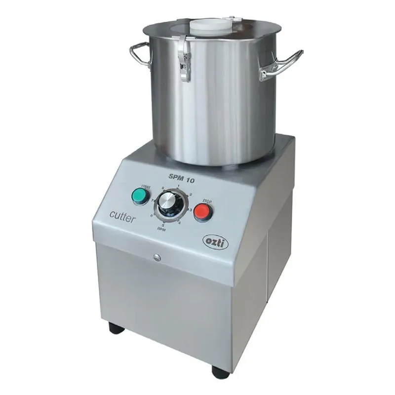 Öztiryakiler SPM 10 1-SPD Çift Devirli Sebze Parçalama ve Humus Makinesi, 10 L, Elektrikli