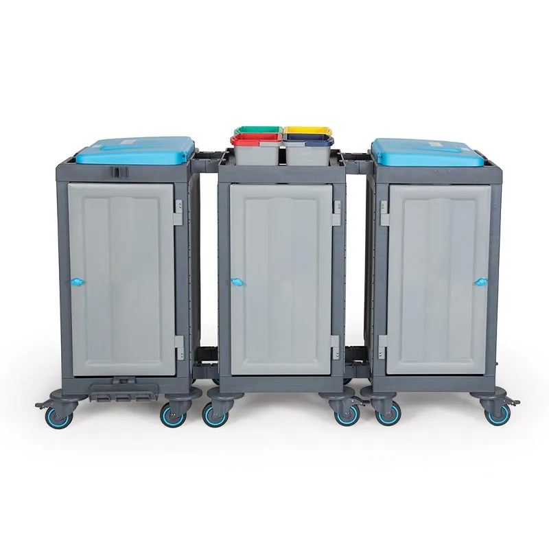 Fantom Procart 3352SP 3 Dolaplı Temizlik Arabası, Çöp Bölmeli