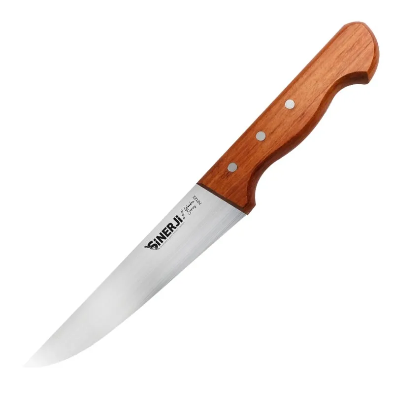Sinerji Wooden No 2 Gül Saplı Kasap Bıçağı, 16.5 cm