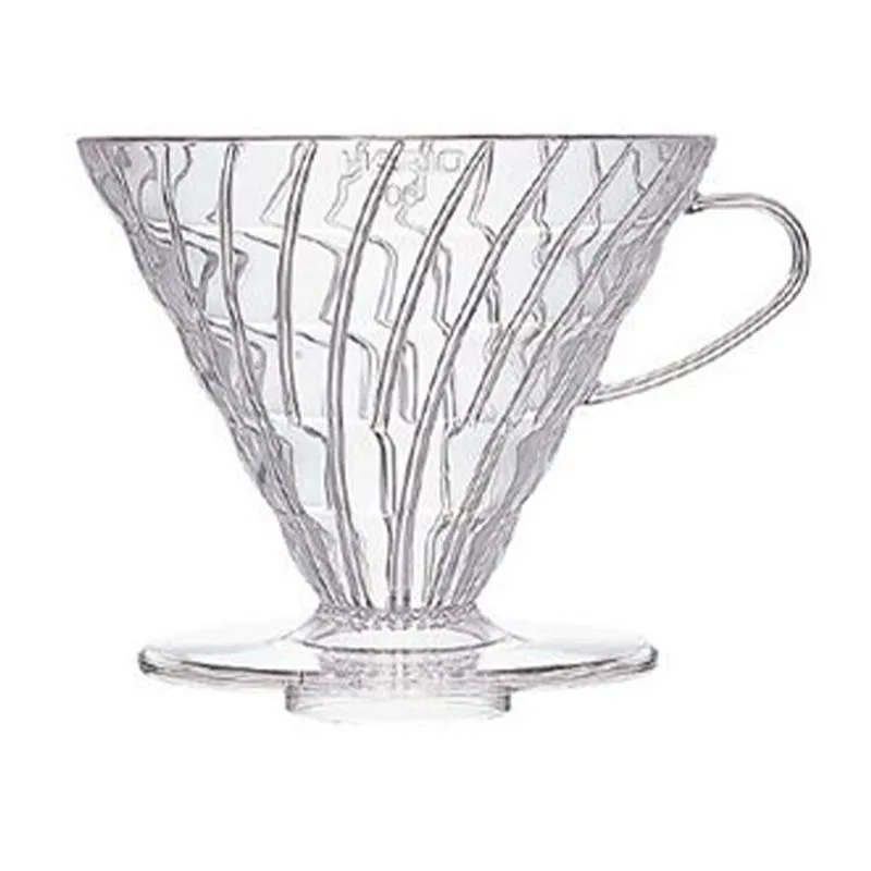 Hario VD-03T V60 03 Plastik Dripper, Şeffaf