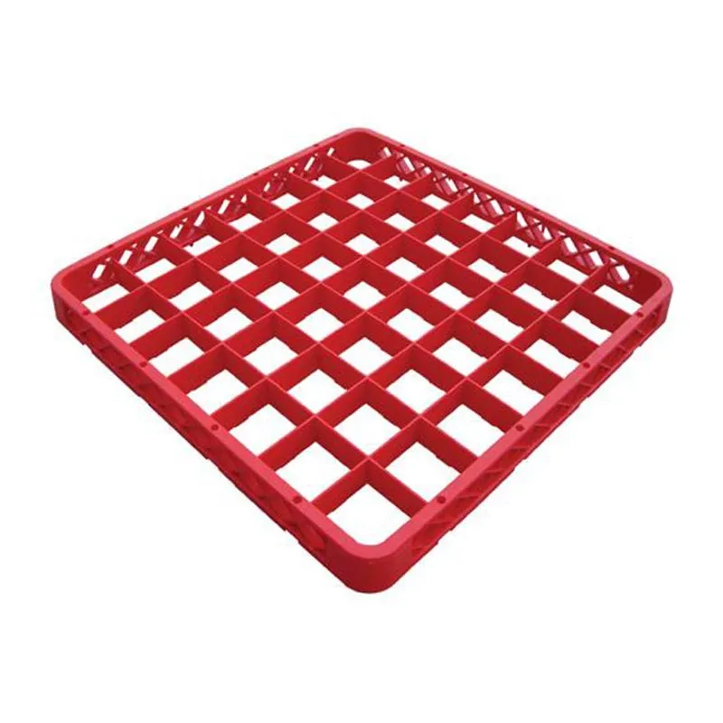 Tribeca Basket Yükseltici, 49 Bölmeli, 500x500x40 mm, Kırmızı
