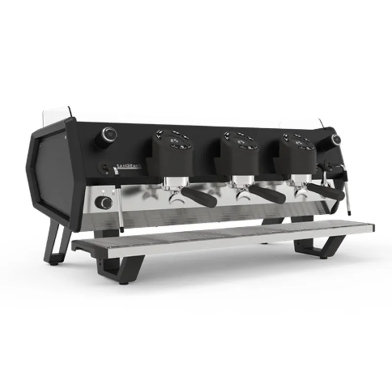 Sanremo D8 Tam Otomatik Espresso Kahve Makinesi, 3 Gruplu, Siyah