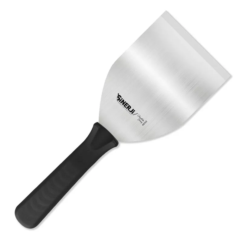 Sinerji Chocolate No 3 Plastik Saplı Spatula, 13 cm, Siyah