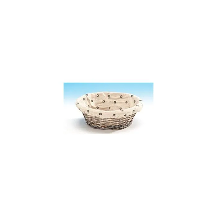 Zicco JN-13159 Yuvarlak Ekmek Sepeti, 25x9 cm, Gri