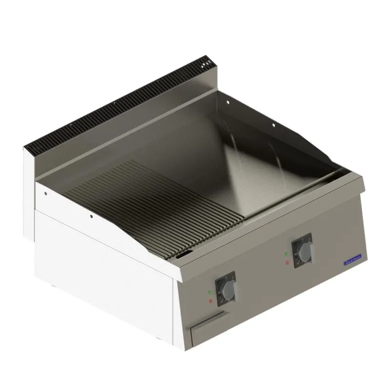 Seamac 700 Seri SEI870YNK Yarı Nervürlü Krom Izgara, 80x70x30 cm, Elektrikli