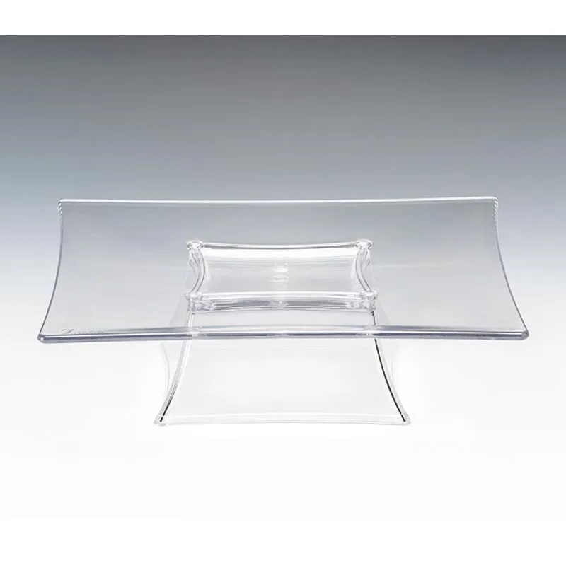 Zicco ZCP-627 Ayaklı Polikarbon Teşhir Standı, 25x25x7 cm, Şeffaf