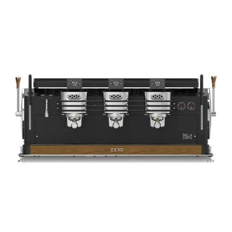 Dalla Corte Zero Classsic Espresso Kahve Makinesi, 3 Gruplu, Siyah Ceviz