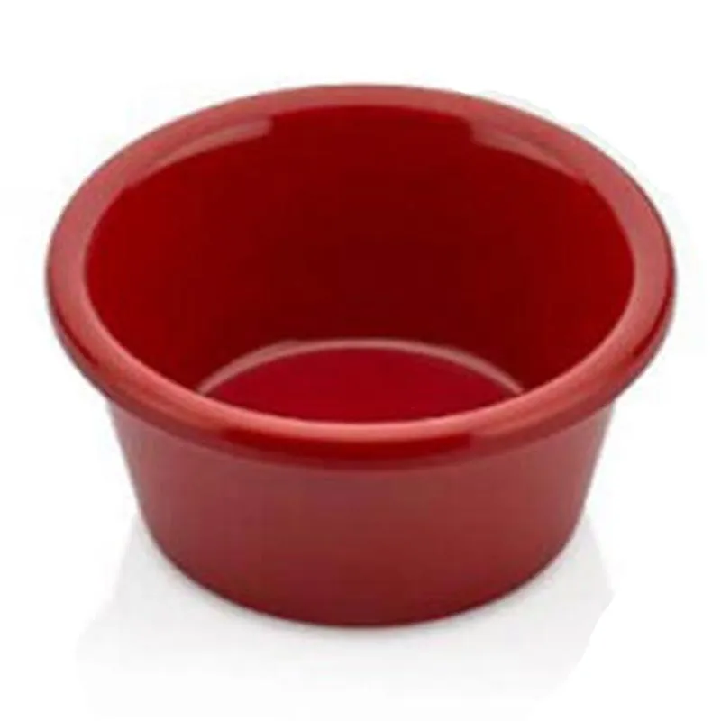Külsan Thermoset Ramekins, Minimal, 5.8 cm, 2.7 cm Yükseklik, 30 ml, Kırmızı