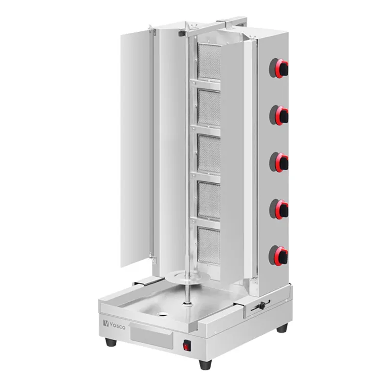 Vosco VKM-G5R Alttan Motorlu 5 Radyanlı Döner Makinesi, LPG