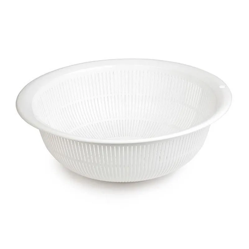 Bora Plastik Makarna Süzgeci, 23 cm, Beyaz