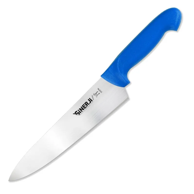 Sinerji Passion No 2 Plastik Saplı Şef Bıçağı, 20.5 cm, Mavi