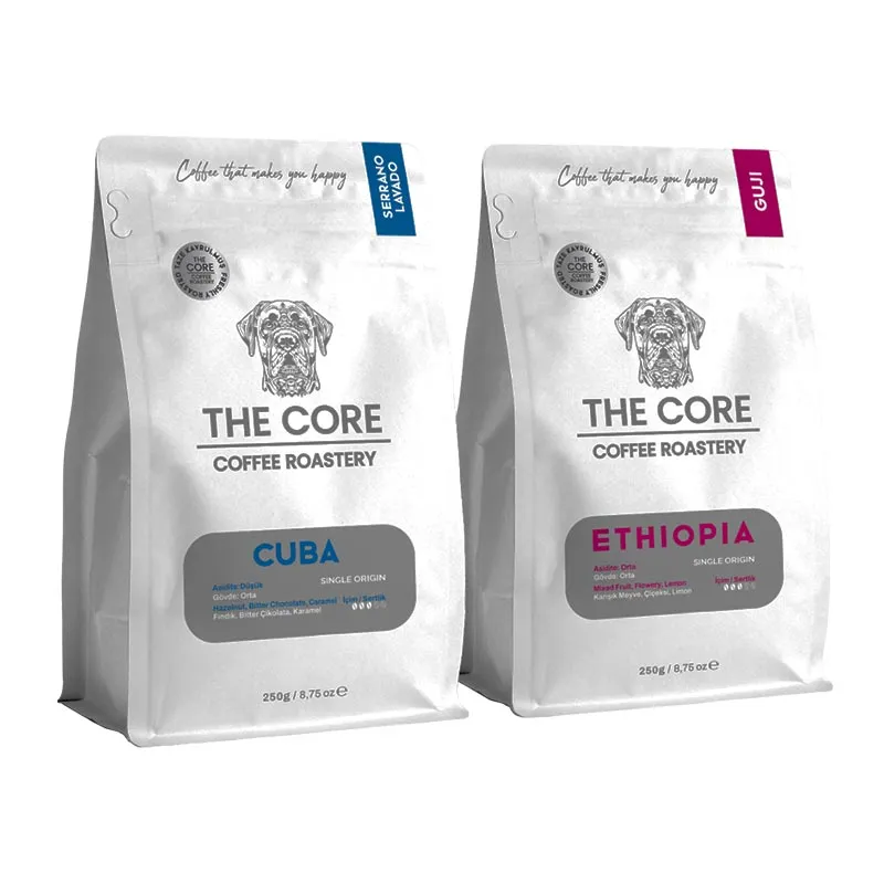 The Core Forte Ethiopia Guji + Cuba Serrano Lavado Filtre Çekirdek Kahve, 500 gr