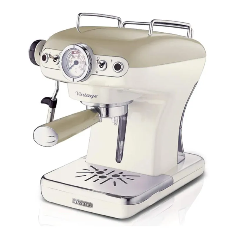 Ariete 1389/13 Vintage Espresso Kahve Makinesi, Bej