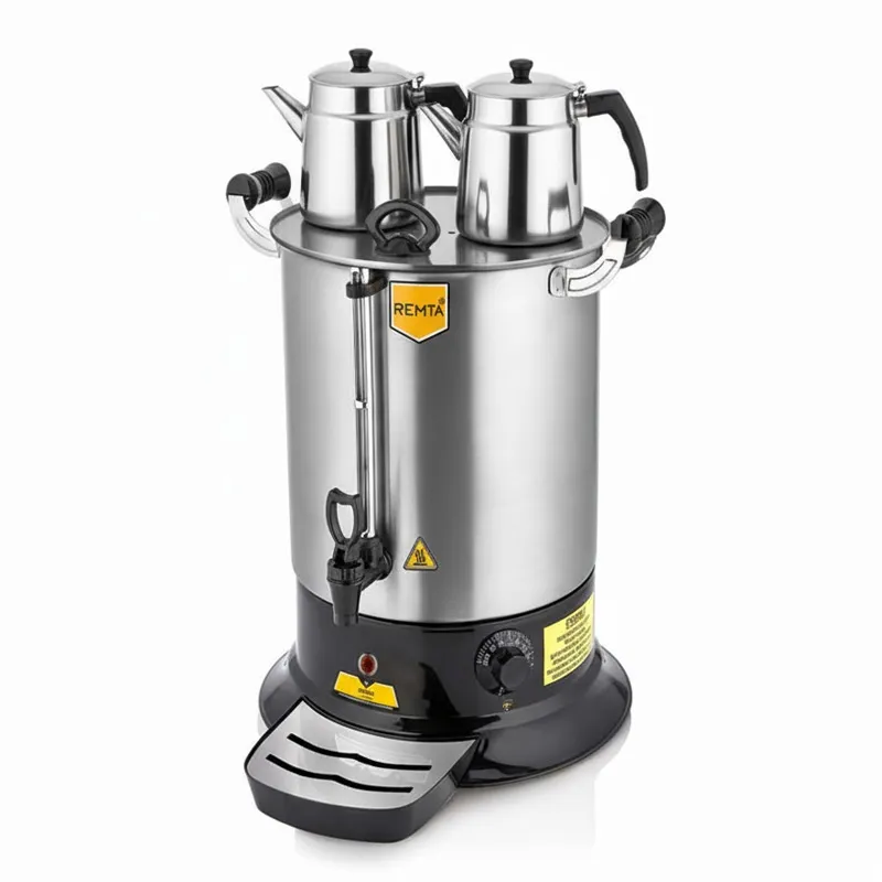 Remta PT14 Platin Model Çift Demlikli Çay Makinesi, 17 L