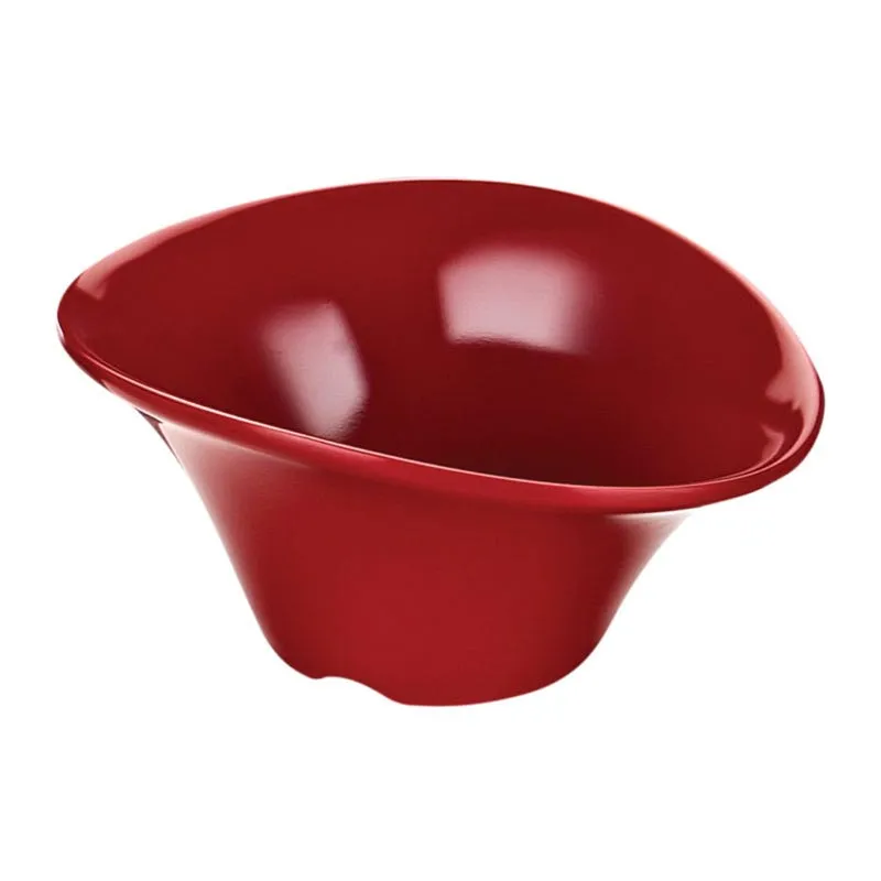 Biradlı BRD-516304 Açık Büfe Minimal Sos Tabağı, 10x8 cm, Kırmızı