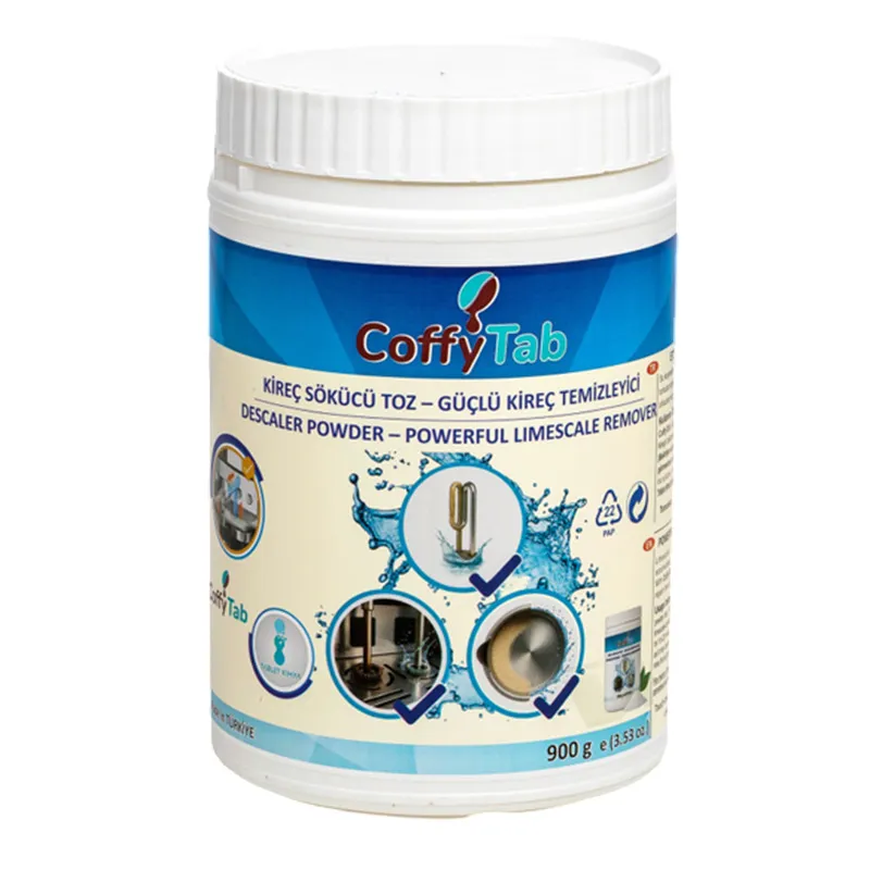 CoffyTab A001-8 Kireç Temizleyici Toz, 900 gr