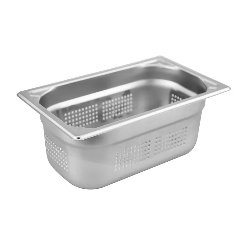 Öztiryakiler GN 1/4-150 mm Köşe Desenli Delikli Gastronorm Küvet