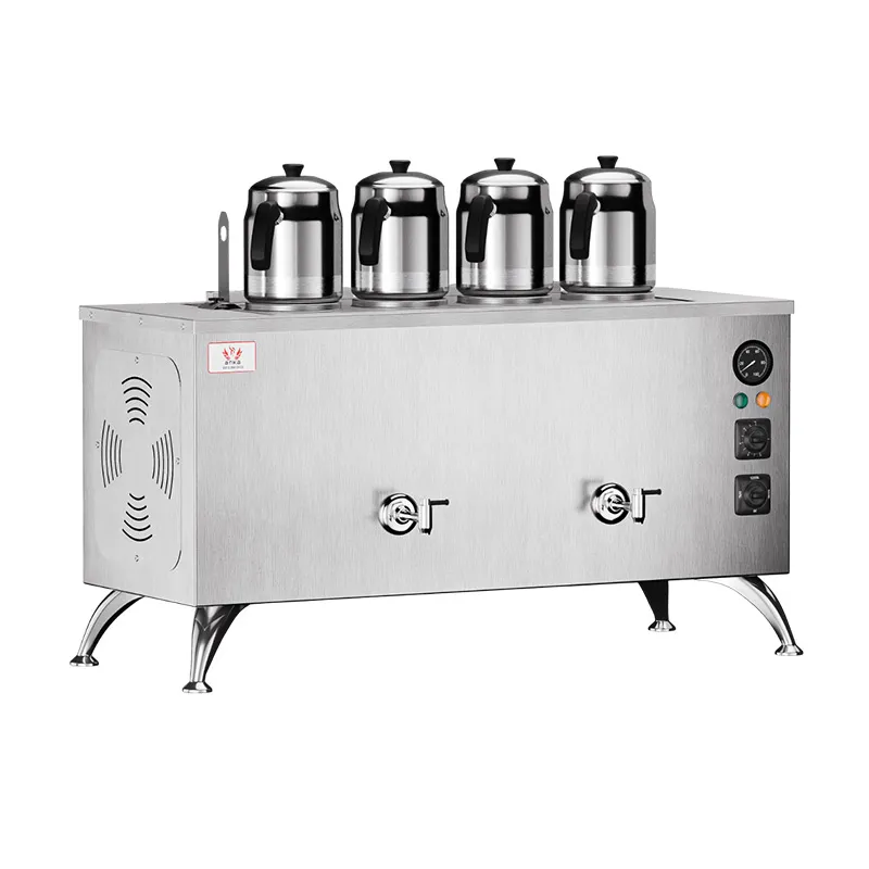Anka Pro Full Otomatik 4 Demlikli Çay Kazanı, 40 L, Elektrikli, Inox