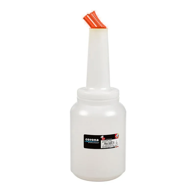 Bora Plastik Sos ve Kokteyl Şurup Dökücü, 2000 cc, Kırmızı